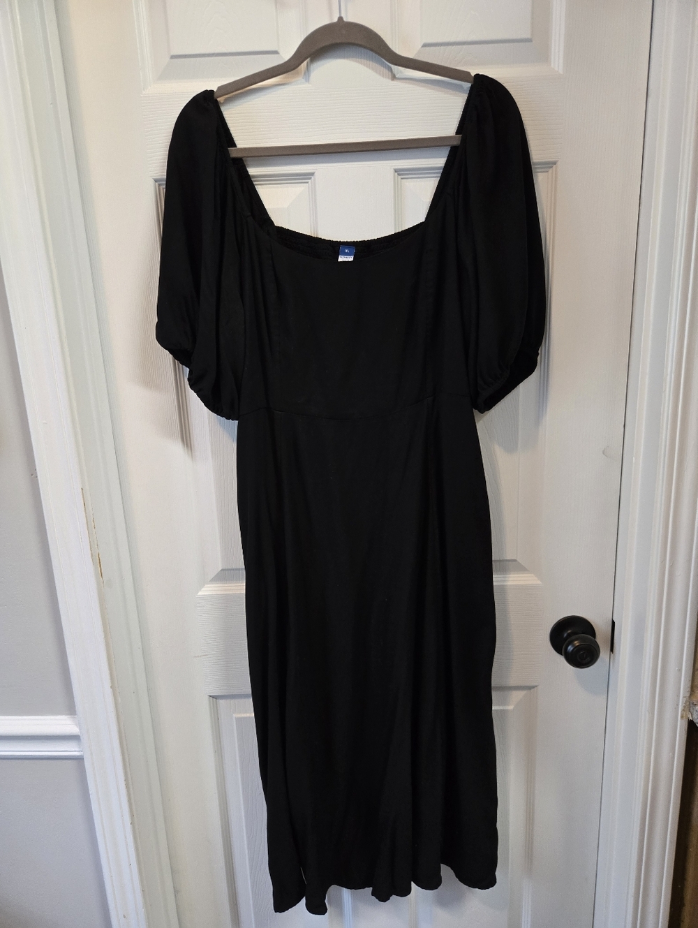 Old Navy A-line Midi Black Dress Size XL
